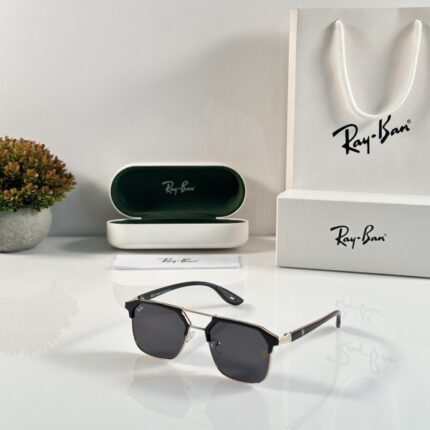 Rayban 04 Gold Black Brown Stick