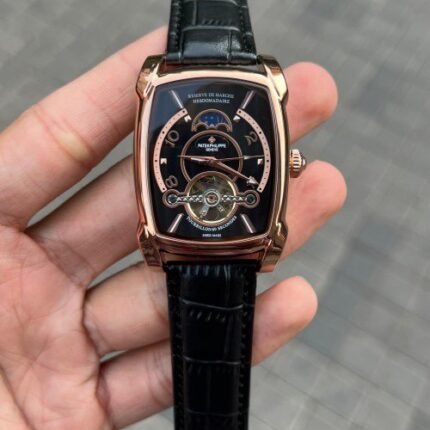 Patek Philippe Barrel Automatic Rose Gold & Black