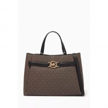 Michael kors jet set monogram print shoulder bag 1800