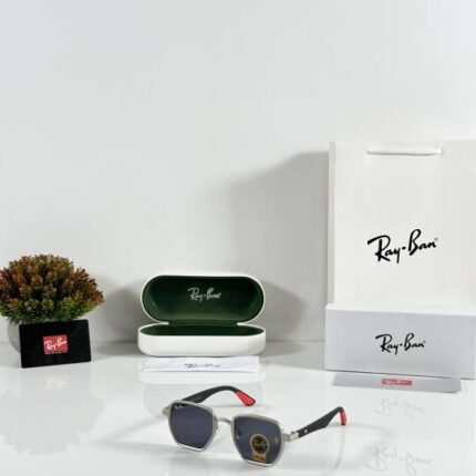 Rayban 08 Silver Black